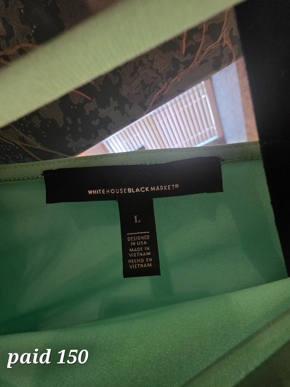 White House Black Market Mint Green Women’s Bag